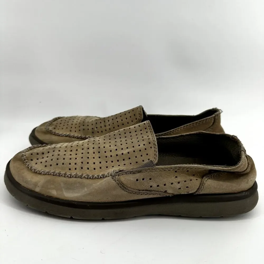 Patagonia Maui Air Retro Khaki Slip On Sneakers Everyday Casual Cozy Beige 10.5